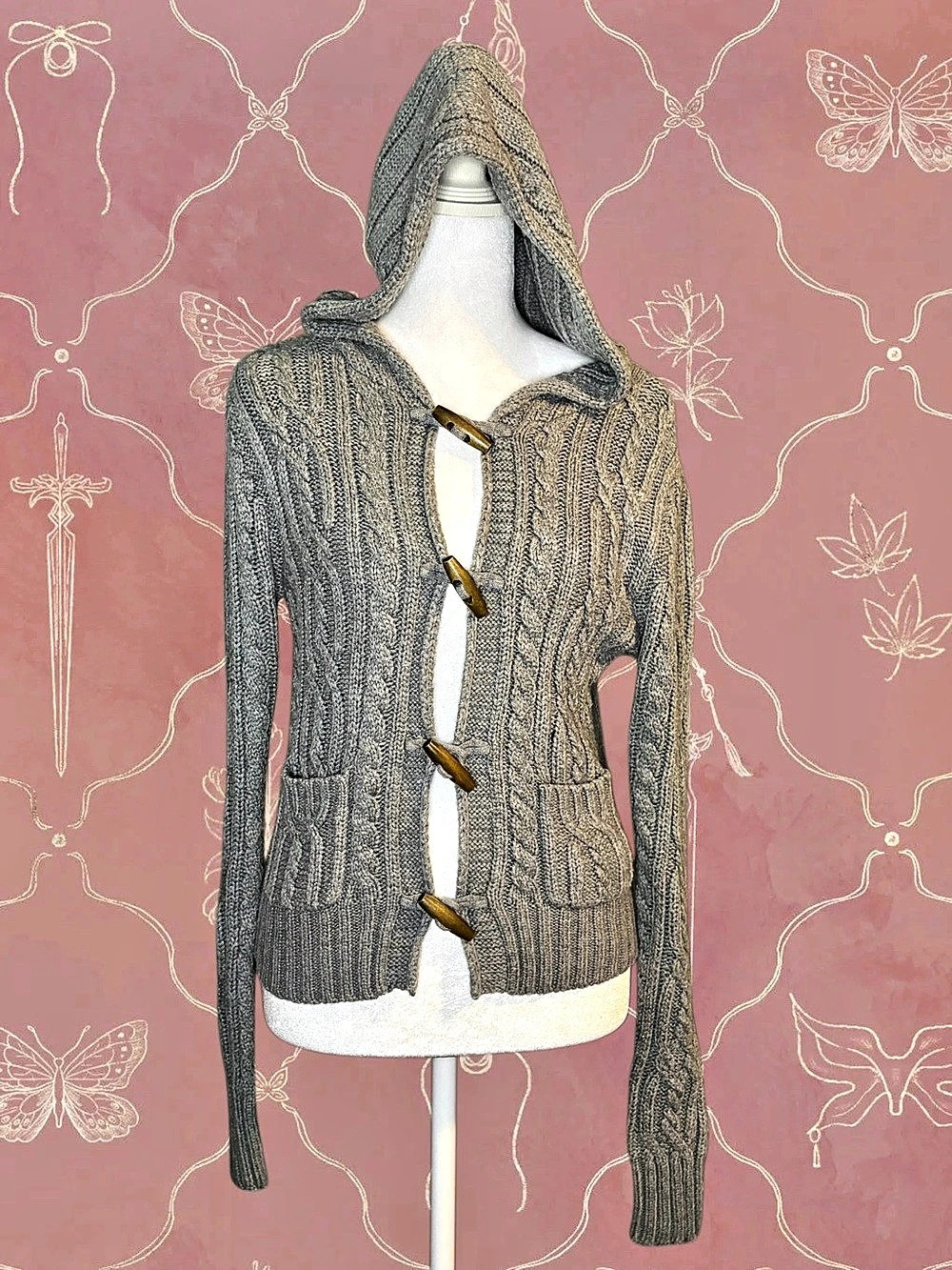 Open Front Knit Cardigan